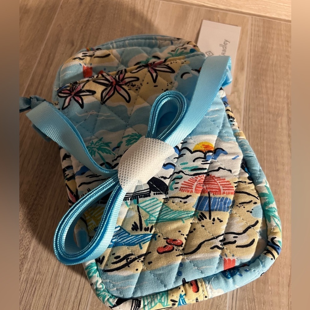 Vera Bradley Women’s Outlet Cotton Easy Crossbody Beach Treasures NWT - Picture 5 of 7